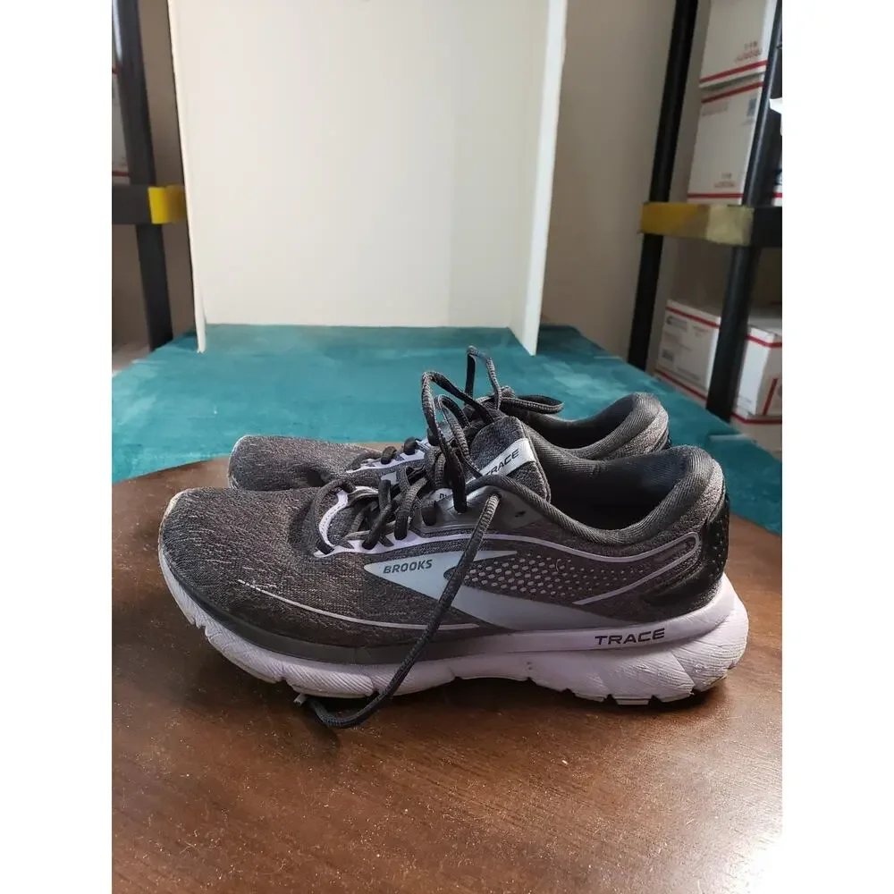 Brooks Trace 2 Shoes Size 9 Womens Black Running Gym Marathon 1203751B049